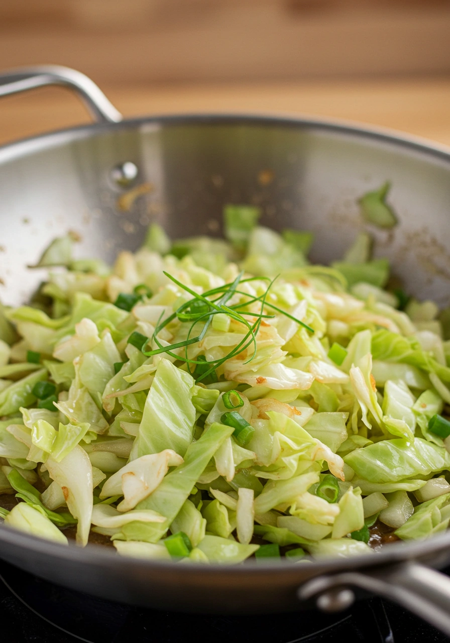 Quick Asian Cabbage Stir Fry - secondary view